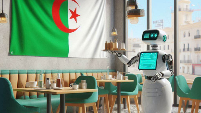 Algérie robot serveur cafétéria