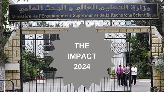 Universités algériennes IMPACT 2024