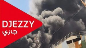 Djezzy réseau incendie Blida