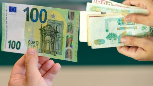 change euros dinar