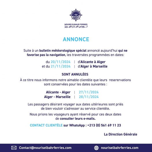 marseille alicante nouris ferries