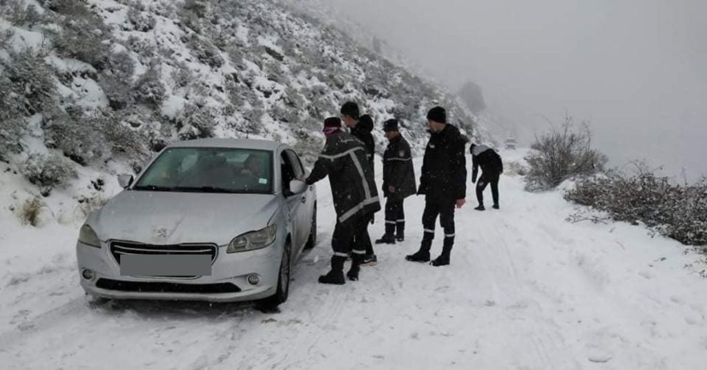 Météo neige pluies Algérie