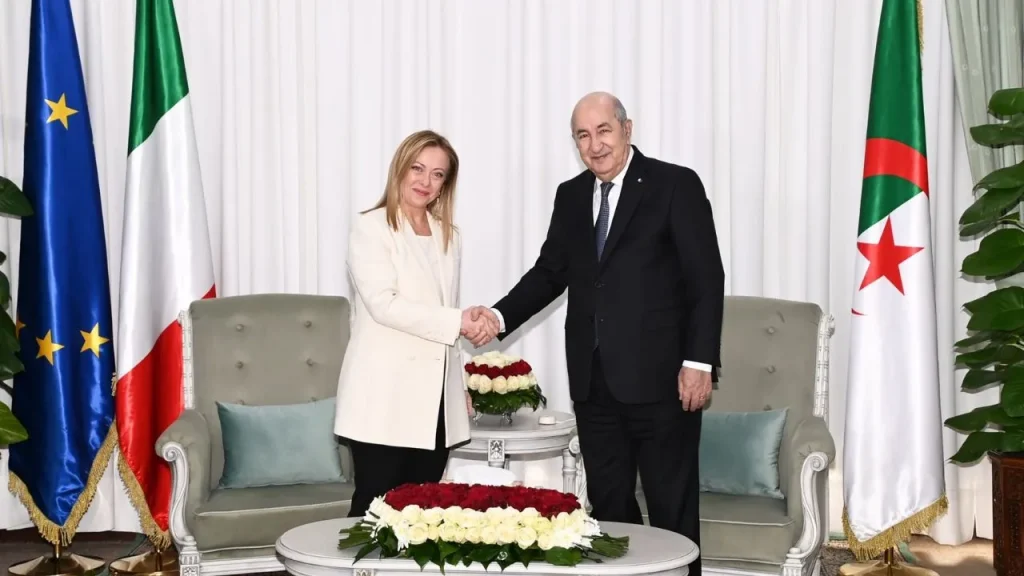 Visite Meloni Algérie