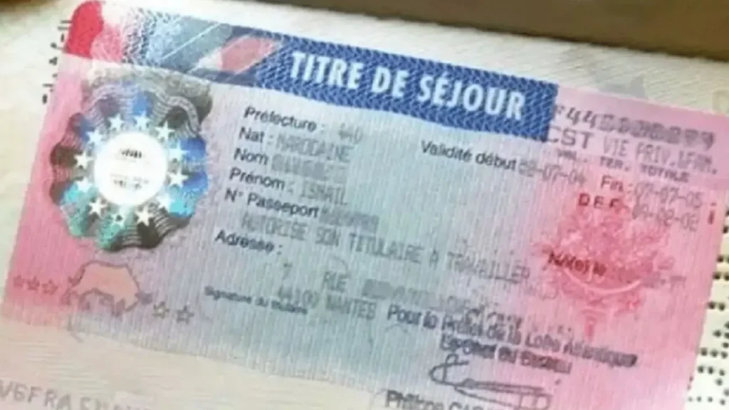 titre de séjour travail