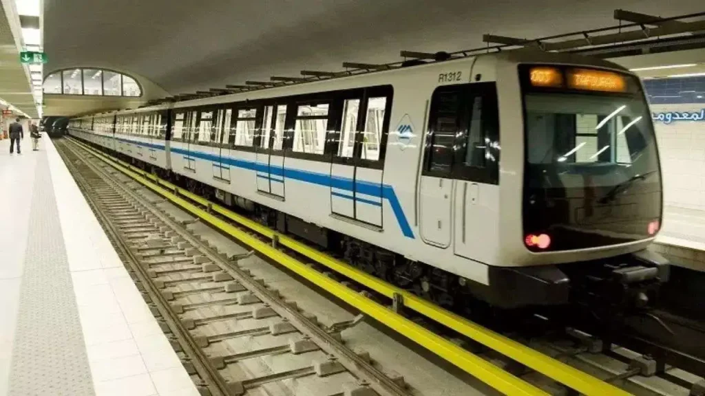 circulation rames métro Alger