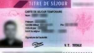 titre séjour niveaux français
