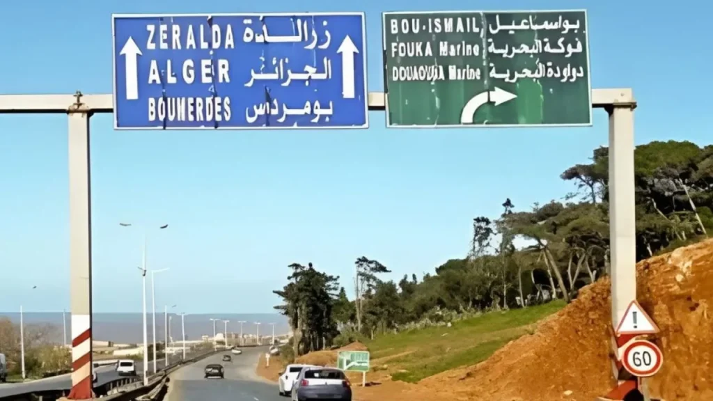 autoroute Alger Tipaza fermée